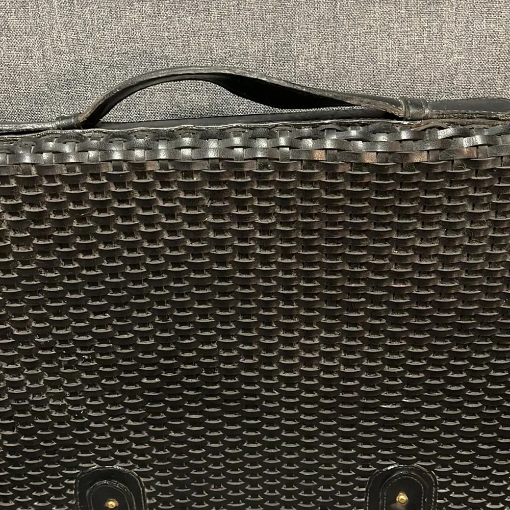 Elka Vintage Woven Briefcase
